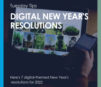 TipTuesday - Digital New Year's Resolutions