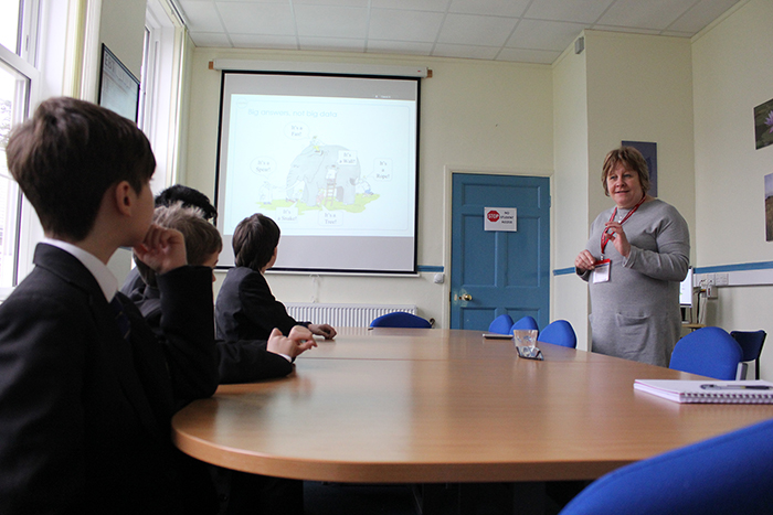 Julie at Colyton Grammar School