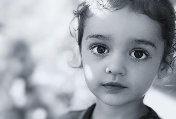 Portrait of a young girl